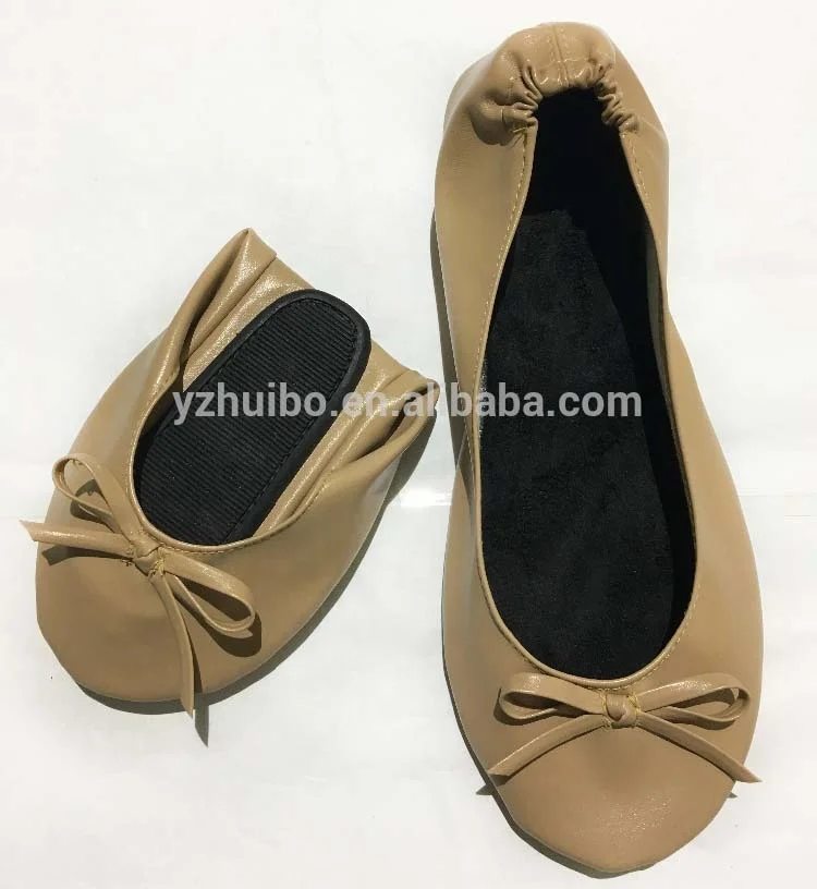 
beautiful and soft fold up ballet flat shoes 