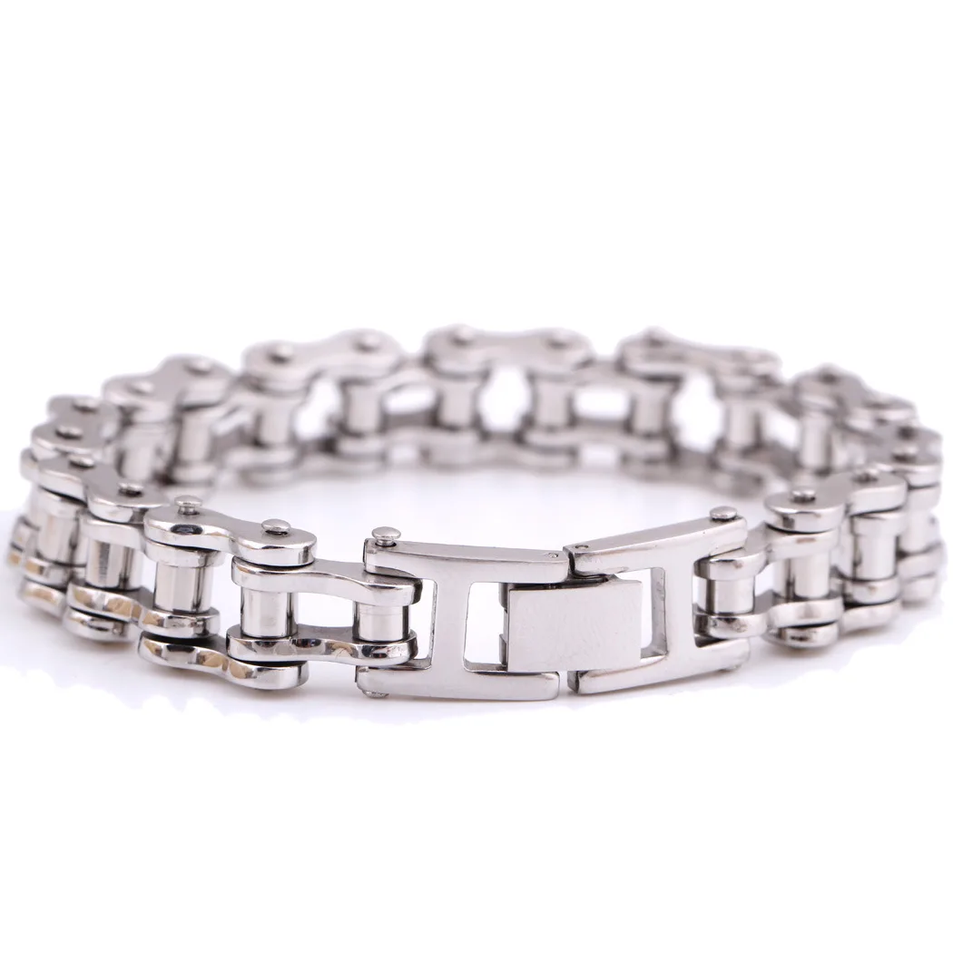 Fashion Jewelry Bracelets High Quality Ceramic 316 Stainless Steel Bracelet Men