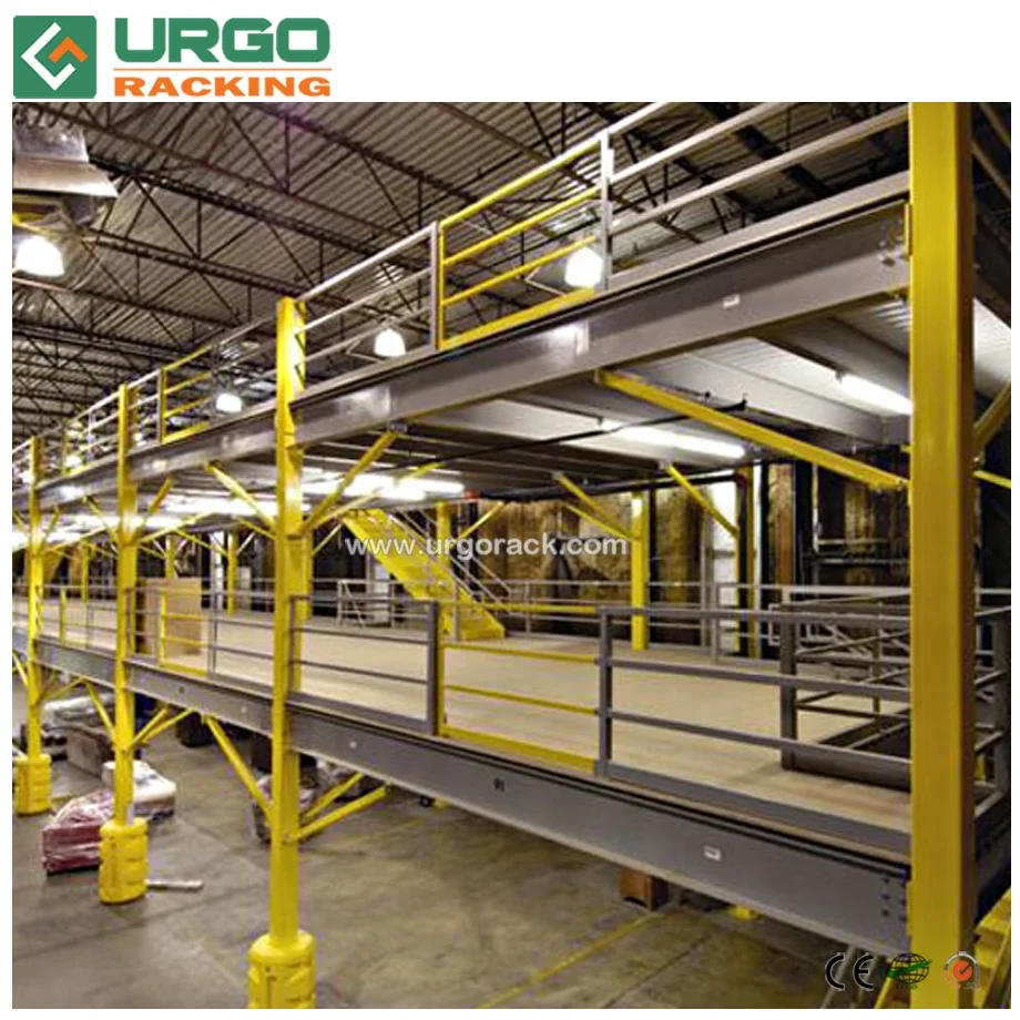 URGO Hot Sell High Density Heavy Duty Warehouse Mezzanine Racking