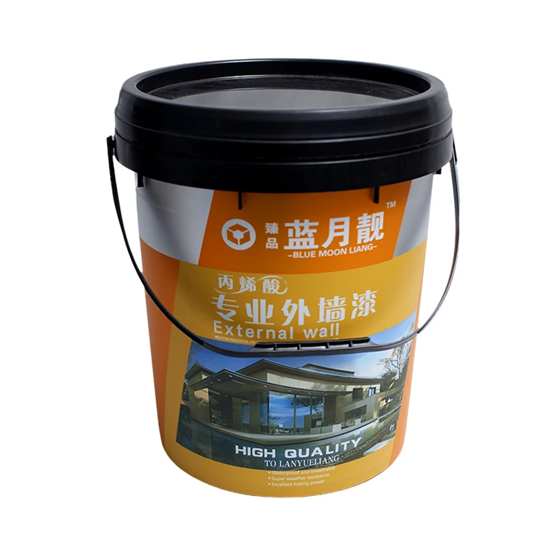 10 Litre 20 Liter 25L PP Plastic Round Bucket For Liquid Chemicals