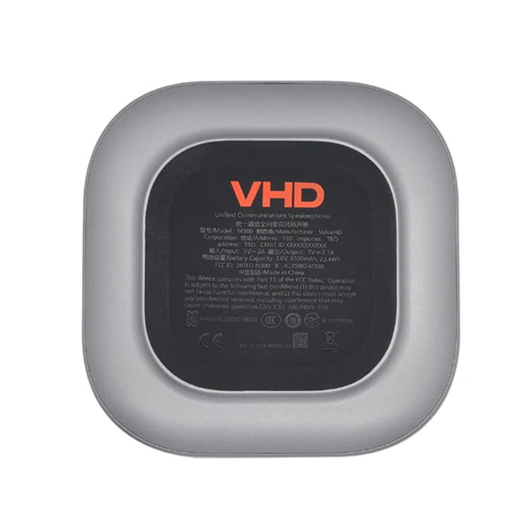  VHD заряжаемый USB микрофон динамик BT для