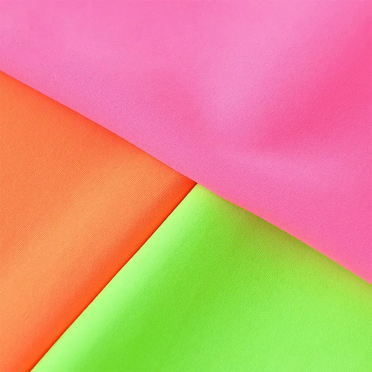 soft feel stretch yoga recycled fabric high density 40 denier interlock polyamide 80 spandex 20 fabric for leggings