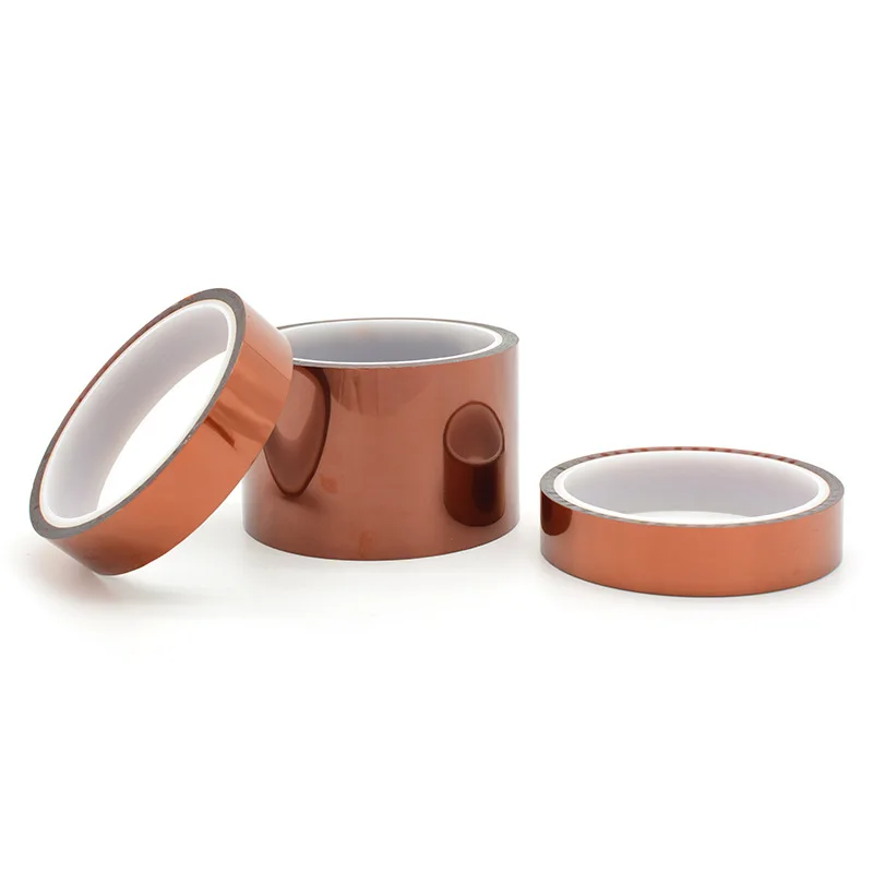 Heat resistant waterproof silicone kaptone polyimide tape gold finger adhesive tape for PCB protect