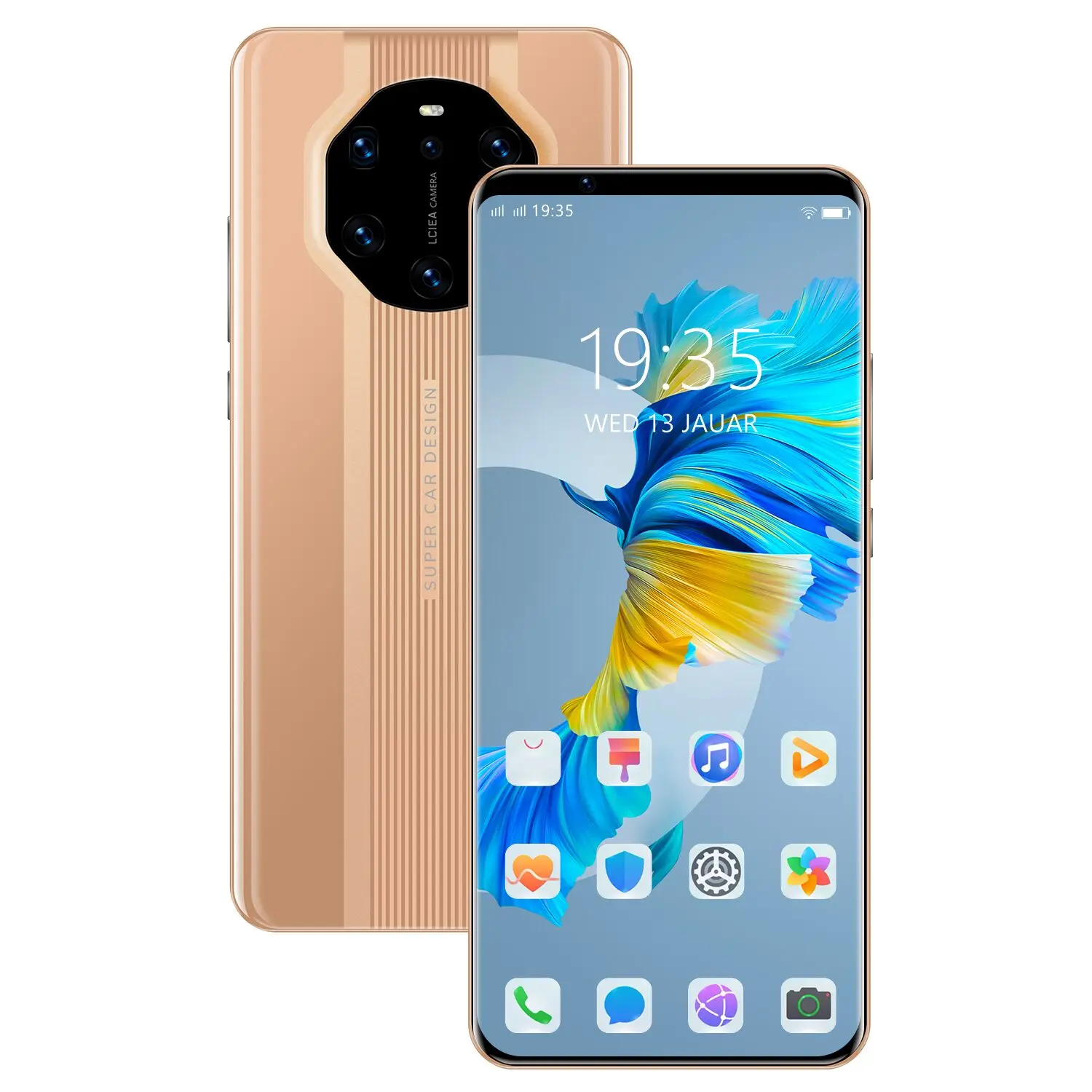  Высокое качество ремесло телефон Mate40 RS MTK6889 10-ядерный 6 1 