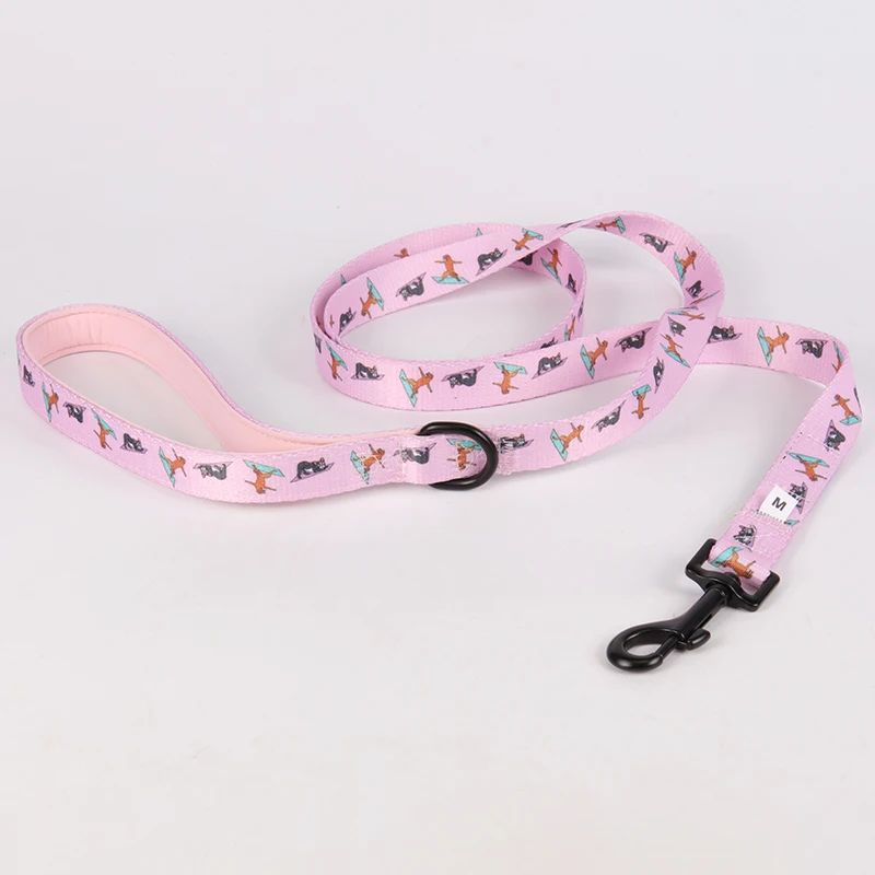 OKEYPETS Wholesale Luxury Print Puppy Lead Pet Standard Size Customize Pattern Dog Leash Pet Accessories