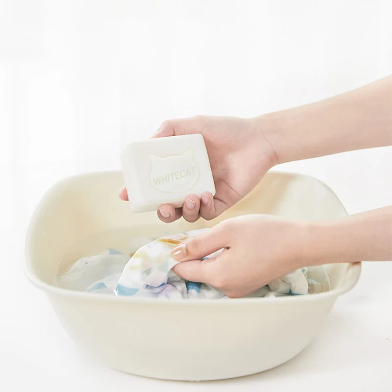 Discount Package Solid Soap Laundry Floral Fragrance Whitening Powerful Stain Removal Soap Washing