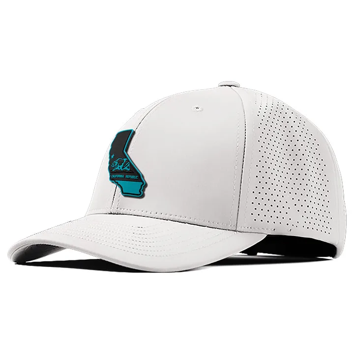 Custom Men 6 Panel Navy Blue hat with rubber patch Logo Perforated Laser Cutting Hole Drilled Baseball Hat,Waterproof Sport Cap