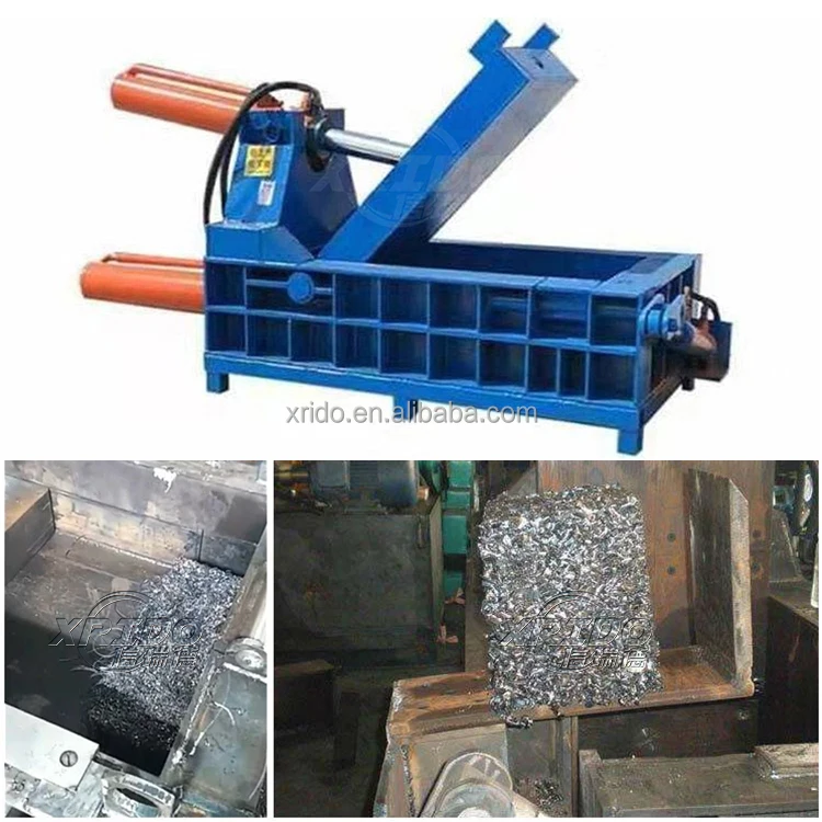 waste metal scrap metal compactor baler balling press machine scrap metal balers for sale