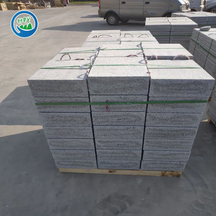 Middle Grey Granite Paving Tiles Thick Granite natural stone Paver For Floor garden and project