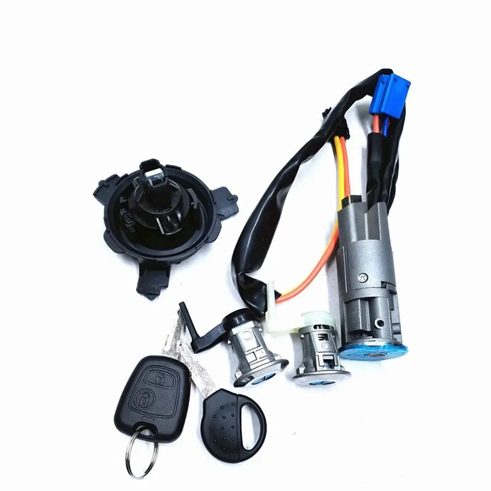 Suitable for Peugeot 206 206CC Citroen C2 Full Car Starter Ignition Fuel Tank  Door Lock Model 4162EW