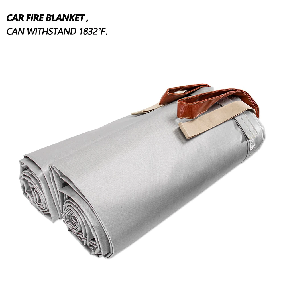 Экстремально большое противопожарное одеяло EV Car EN 13501-1:2019-05 автомобильное противопожарное одеяло против огня