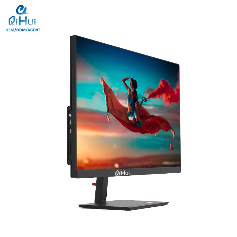 Qihui Wholesale Reasonable Price 21.5 inch i3 i5 all in one pc 32GB RAM Business All-in-One Desktop 1TB SSD 1080P Webcam