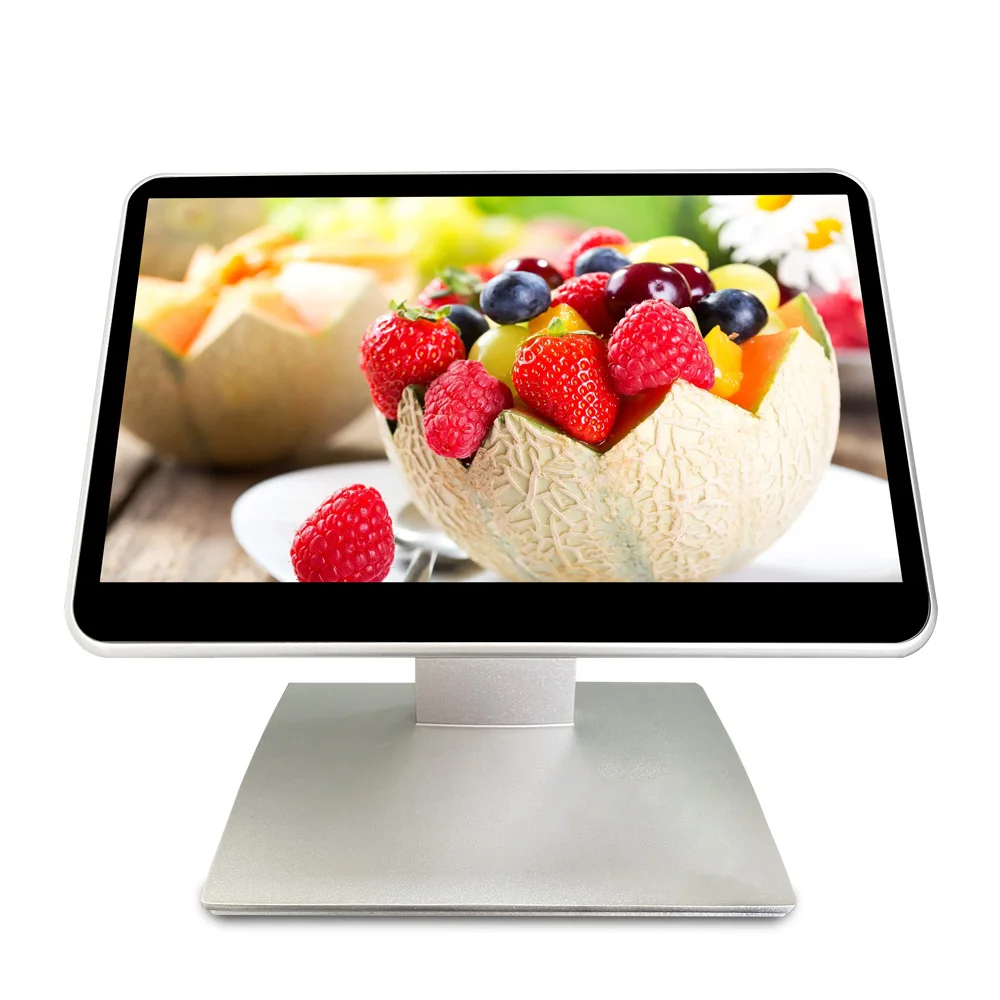 Hot 14 Inch Monitor Windows Supermarket Touch Screen  POS Terminal  With Silver Color