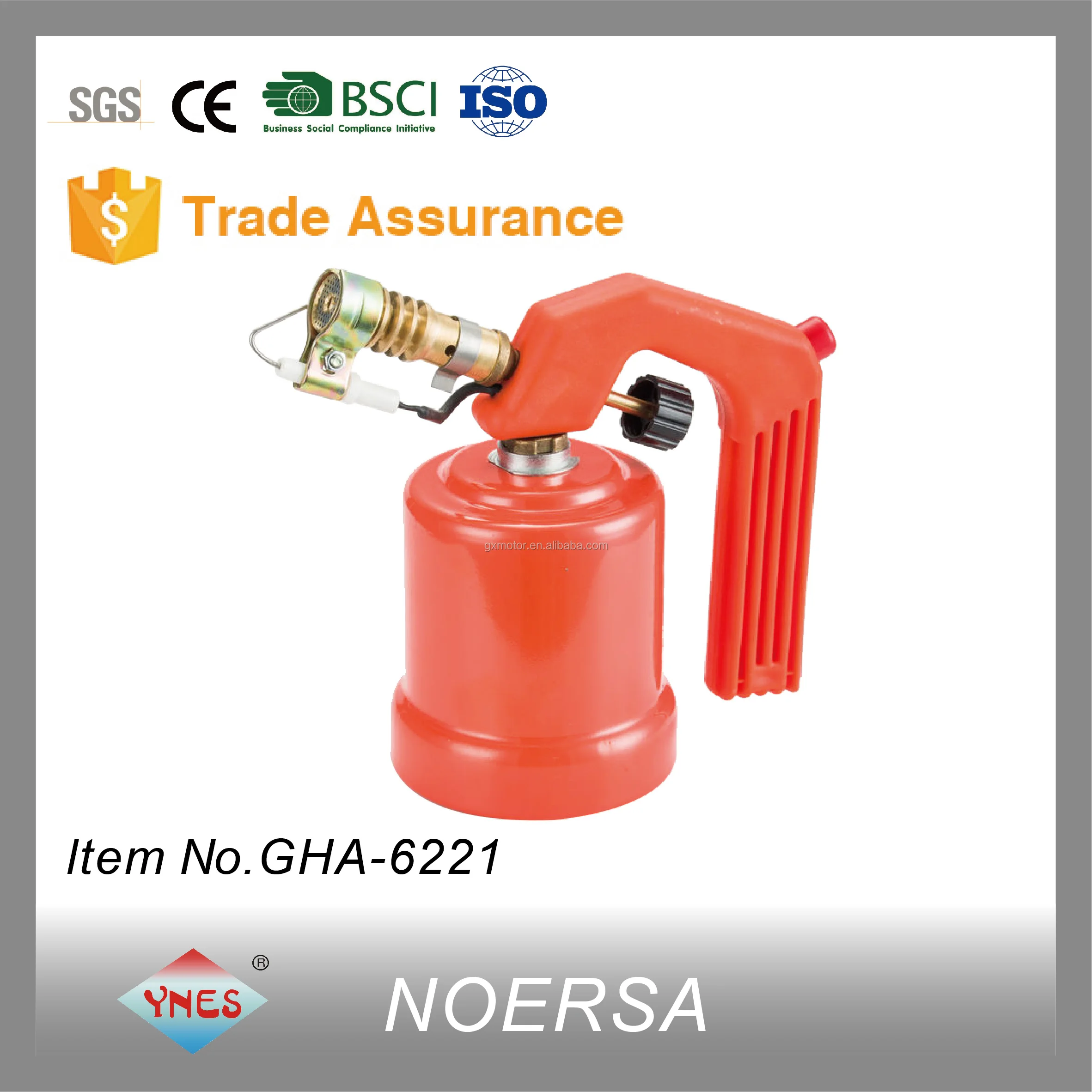 CE approved -  PORTABLE BUTANE GAS CARTRIDGE BLOW TORCH WITH ELECTRIC IGNITION