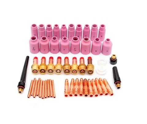 51PK Tig Accessories Kit Ceramic Nozzle Gas Lens for WP Torch