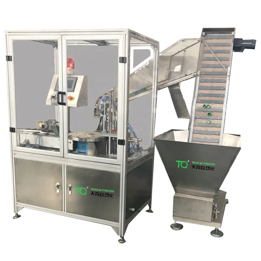 plastic cap wadding machine with gasket foam liner inserting machine