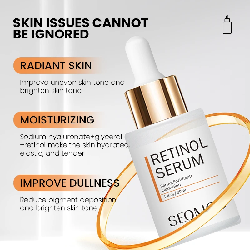 SEOMOU IN STOCK Anti Aging Serum,Retinol Serum With Collagen,Retinol Face Serum Organic Hydrating vitamin c serum retinol