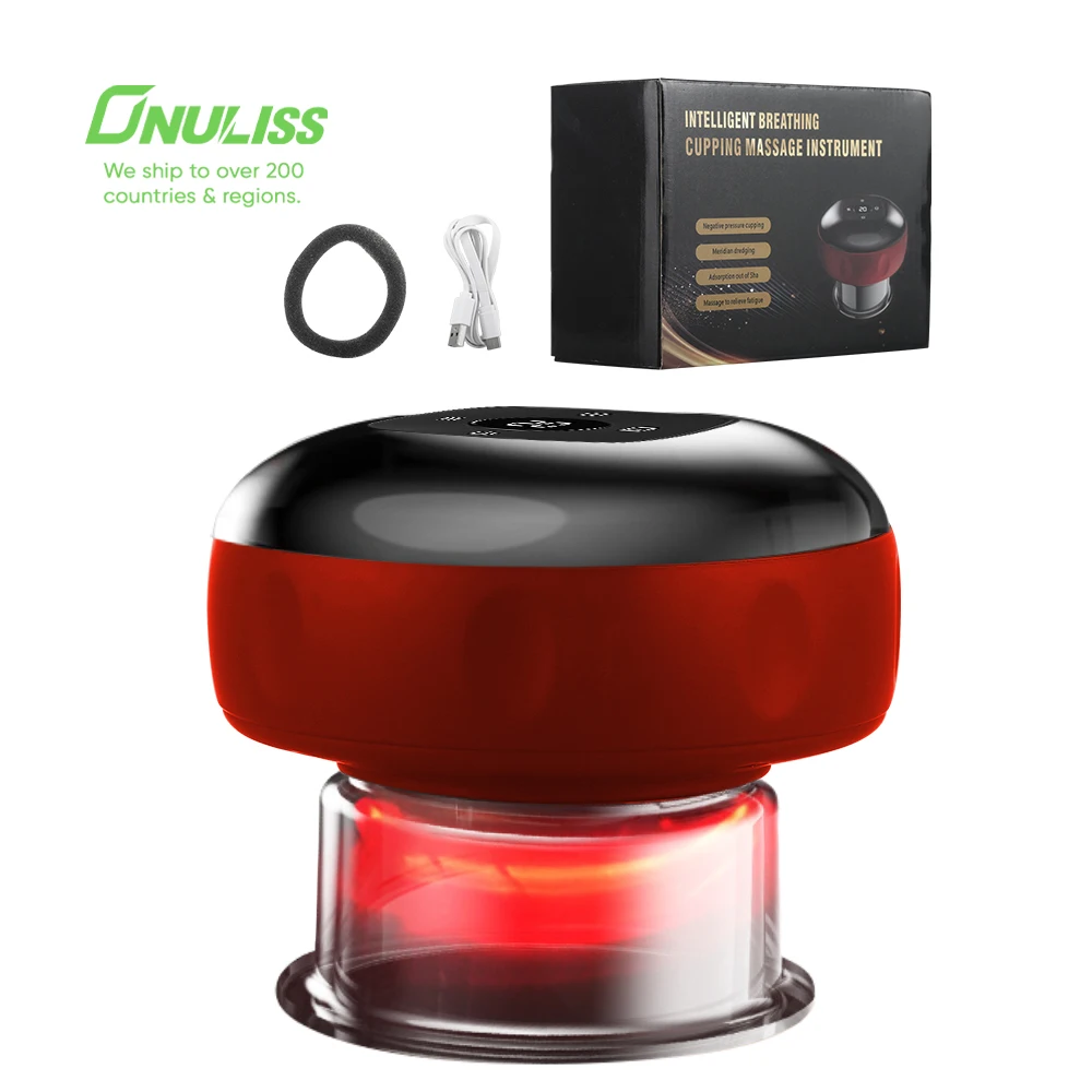 Heat Suction Pain Relief Smart Dynamic Cupping Therapy Set Cupper Electric Cupping Gua Sha Massager Massager Cupping Set Therapy