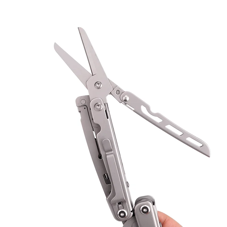 Alocs Foldable Outdoor Survival Tools Camping Hiking Emergency Multi Function Tactical Pocket Knife Pliers Multi Tools Pliers