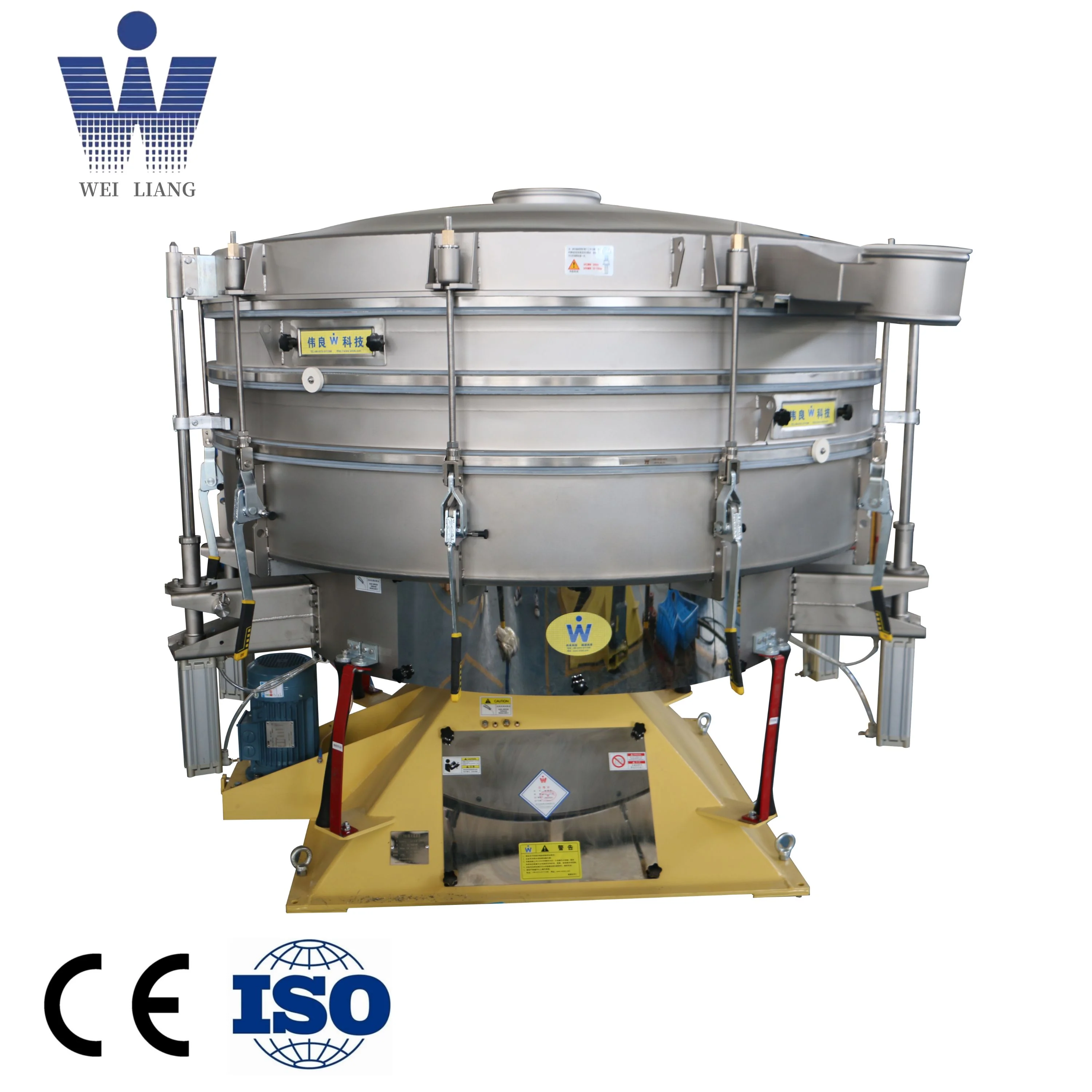 Circular trommel sieves with a diameter 1000 2600 mm for the food processing industry tumbler vibrating screen