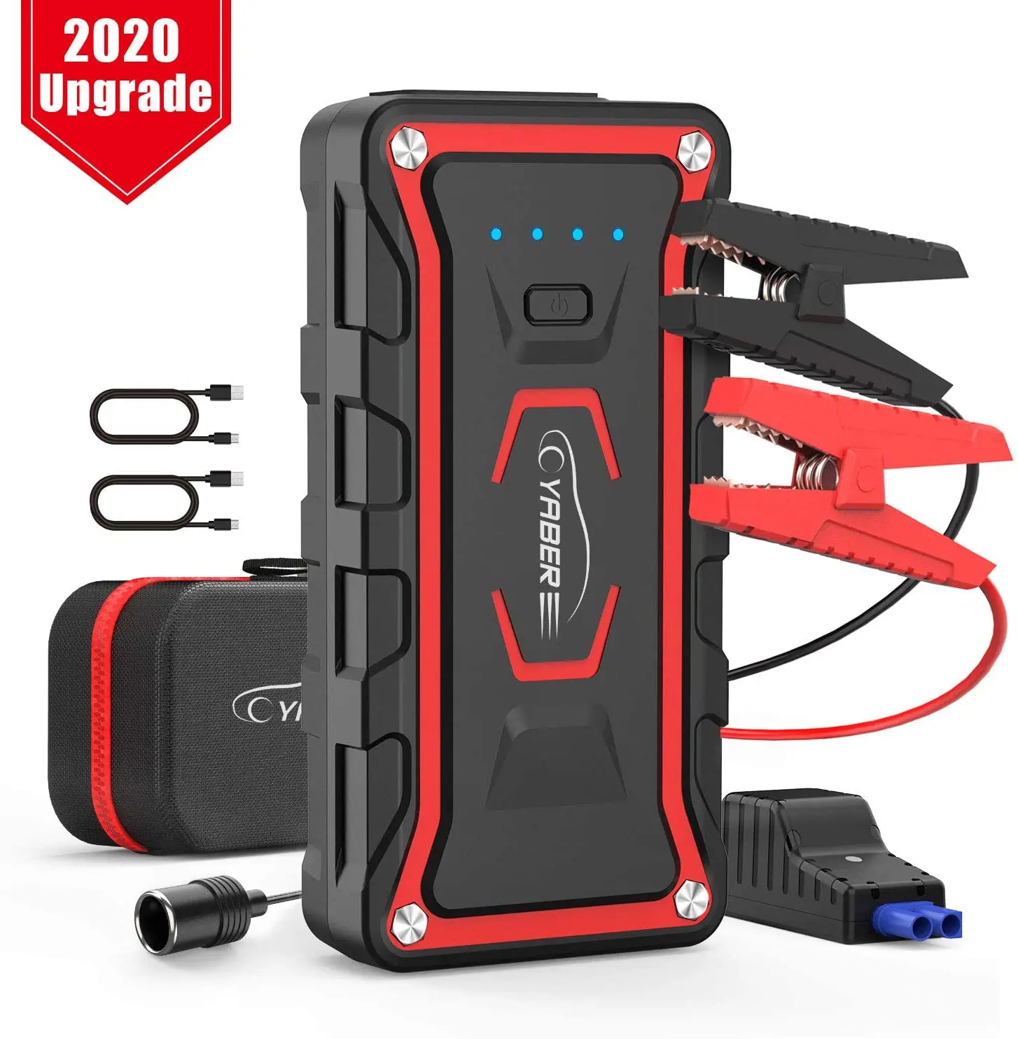 Car Jump Starter 20000mAh Peak 1600A Portable Emergency Starting Device Auto Battery Charger Booster Power Bank for 12V Car