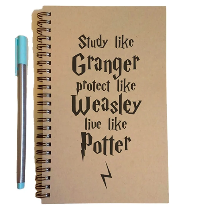 
Cheap price kraft hardcover spiral notebook with hot stamping logo on sale 