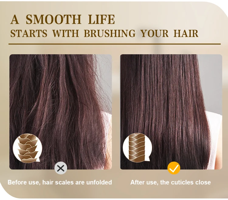 Portable Traditional Unique Double Eyebrow Hair Brush Travel Oem Customized Logo 2 in 1 Boar Bristle Comb