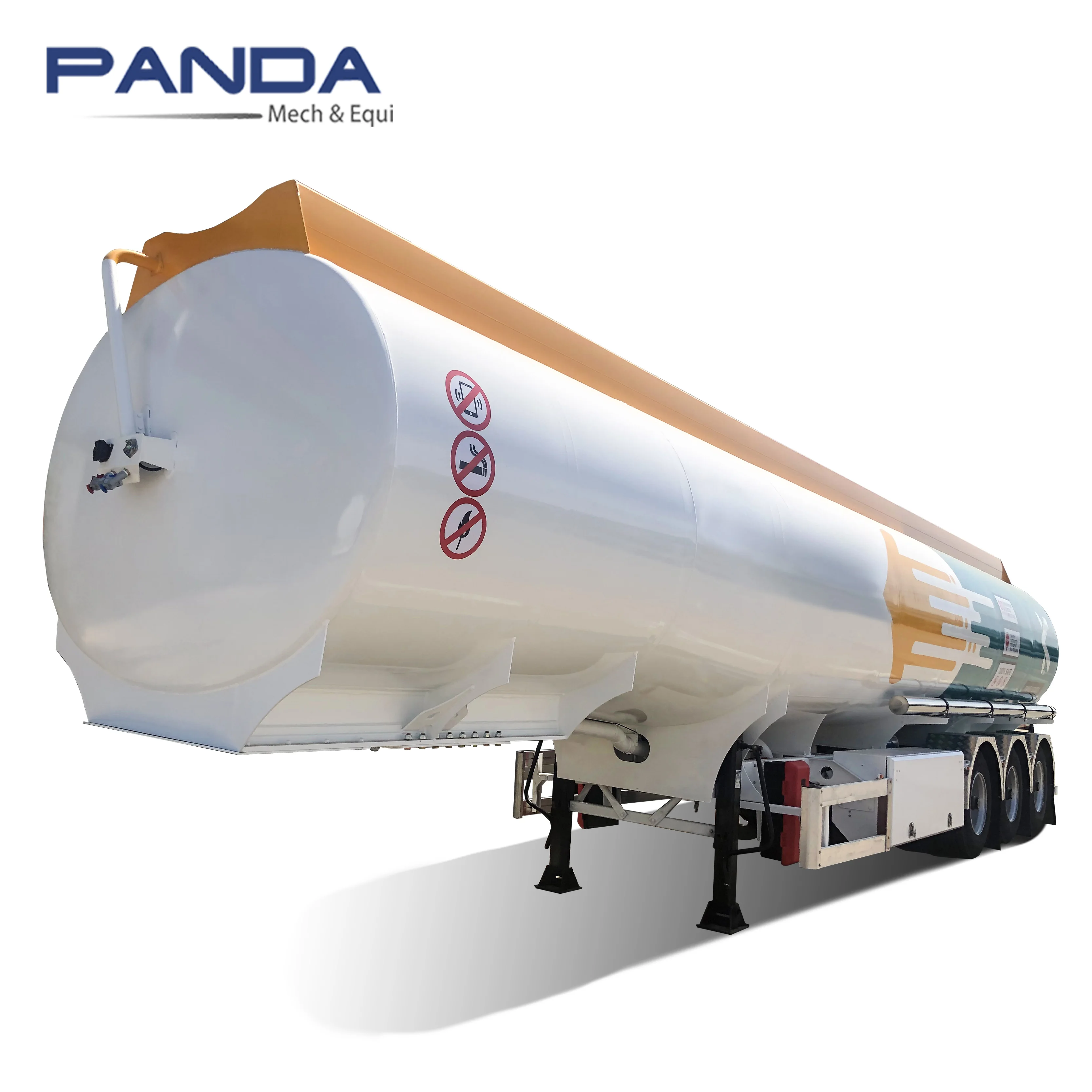
Tri axles Petrol Oil tank Fuel Tanker semi trailer 40000 50000 liters aluminum Gasoline transport for sale 