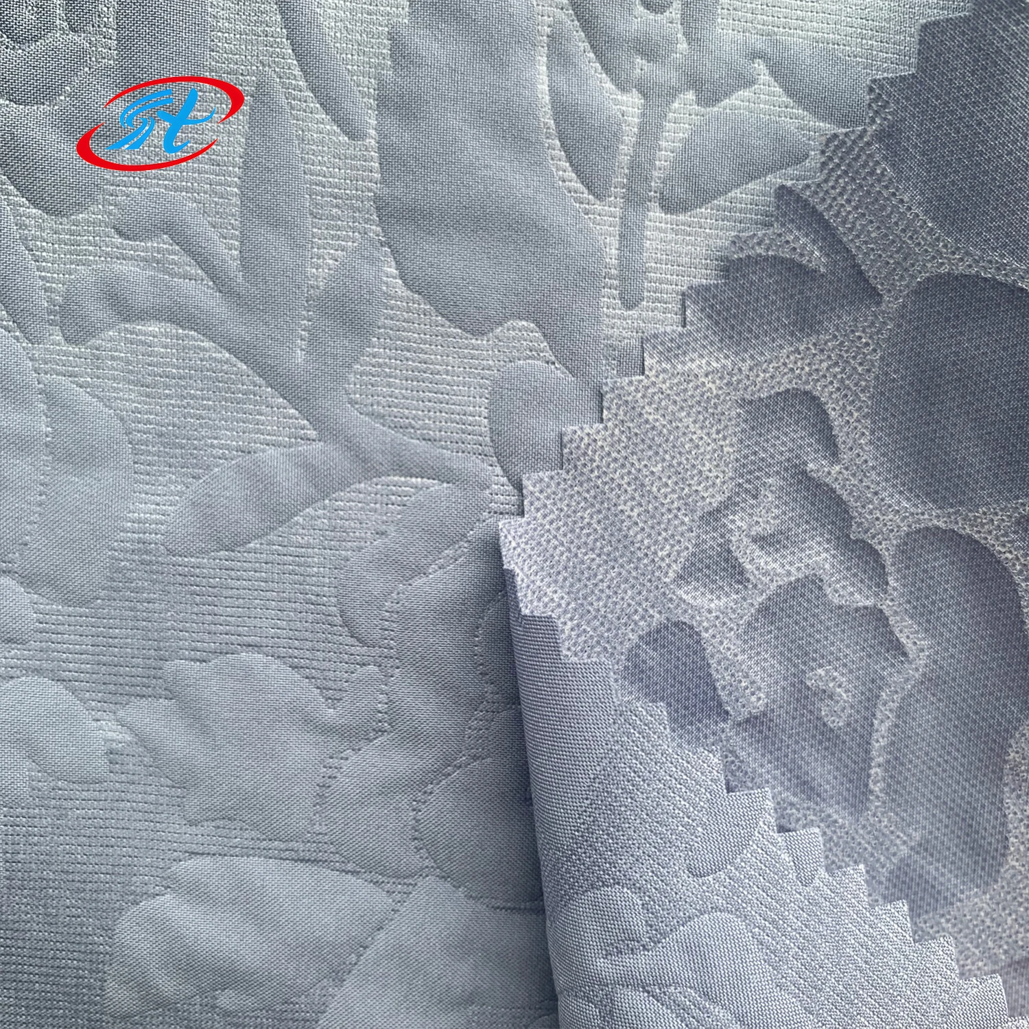 Custom 100% polyester waterproof embossing Fabric outdoor high stretch pongee coated printed fabric for down jacket