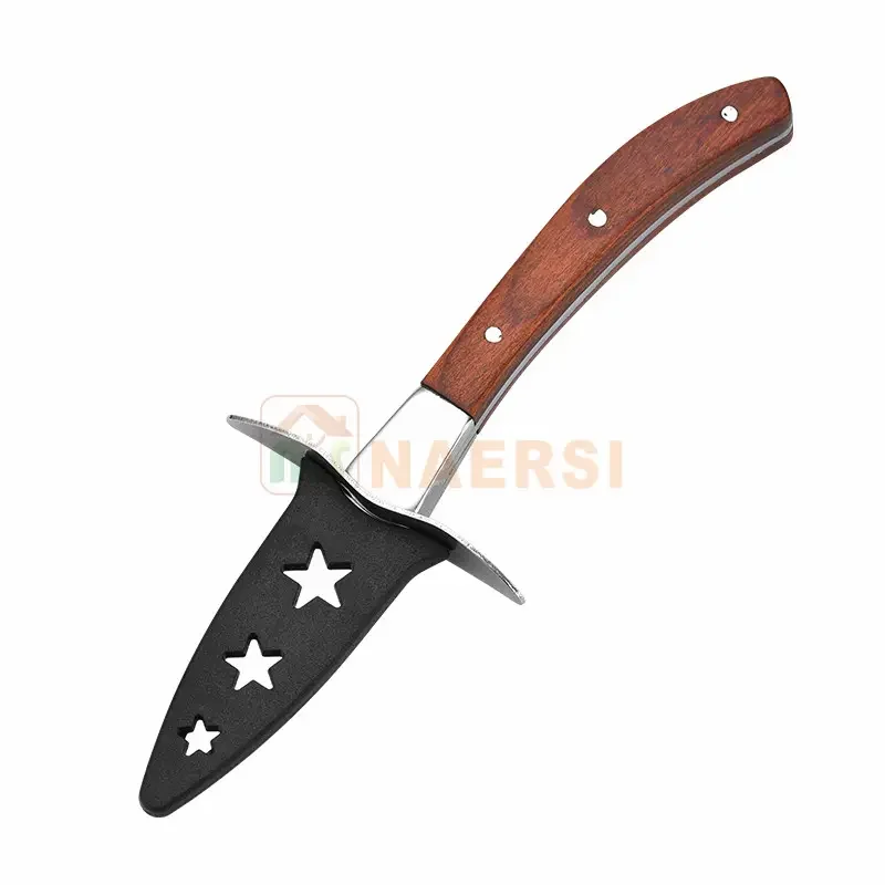 Premium  oyster shucker opener r seafood opener tool oyster knife with wood handle