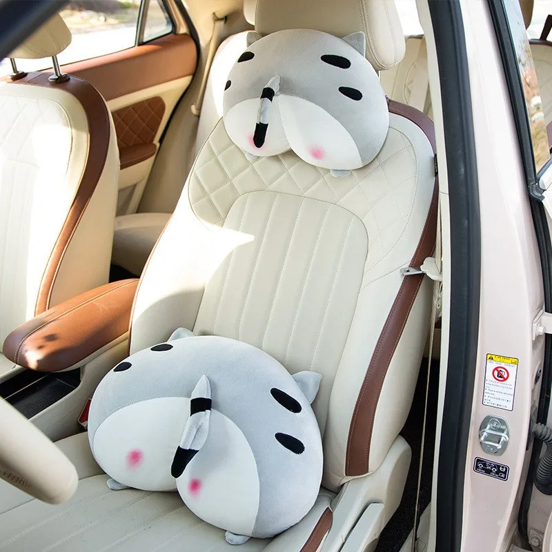 Super Cute Corgi Pig Dog Plush Toy Butt Doll Cushion Soft Sleep Car Neck Pillow Bed Girls Doll Stuffed