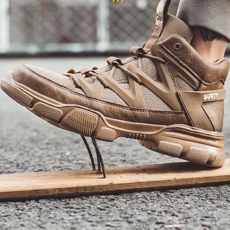 Alibaba Real Factory Custom Rebel Safety Shoes Hiking Crazy Horse Leather Safety Boots Working Boots Rubber Safety Shoes