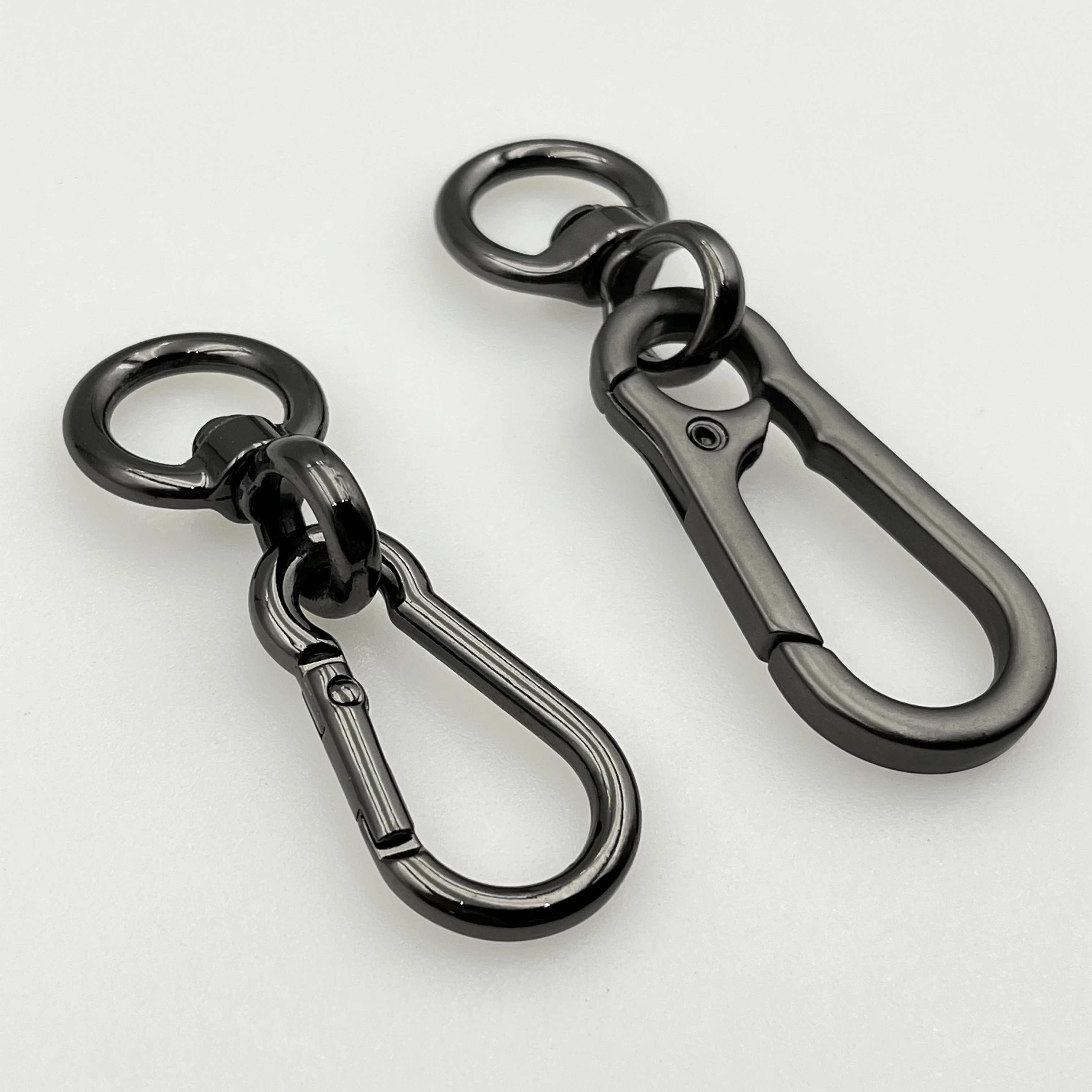 Wholesale Carabiner Keychain with Swivel Clasps Lanyard Snap Hook Metal Keychains and Keyring Hooks Clip