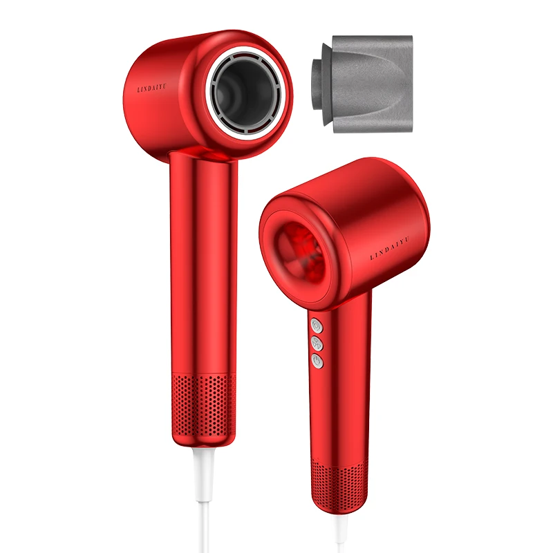 LDY 1500W Strong Wind Vaneless Hair Dryer Hair salon Household high-power high-speed negative ion hair dryer OEM