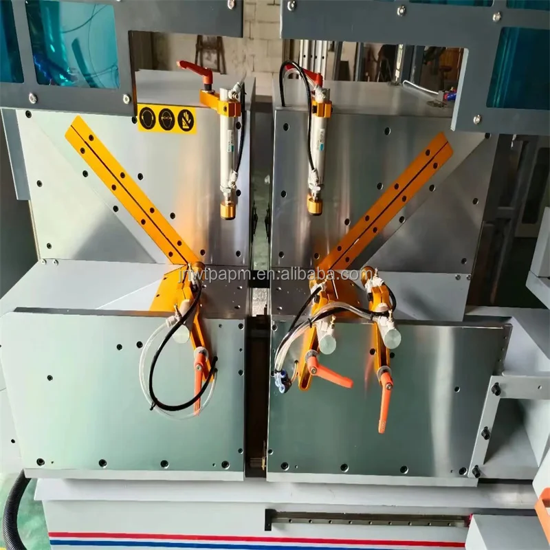 China window frame aluminium curtain wall digital display double-head precision cutting saws for 45 degree