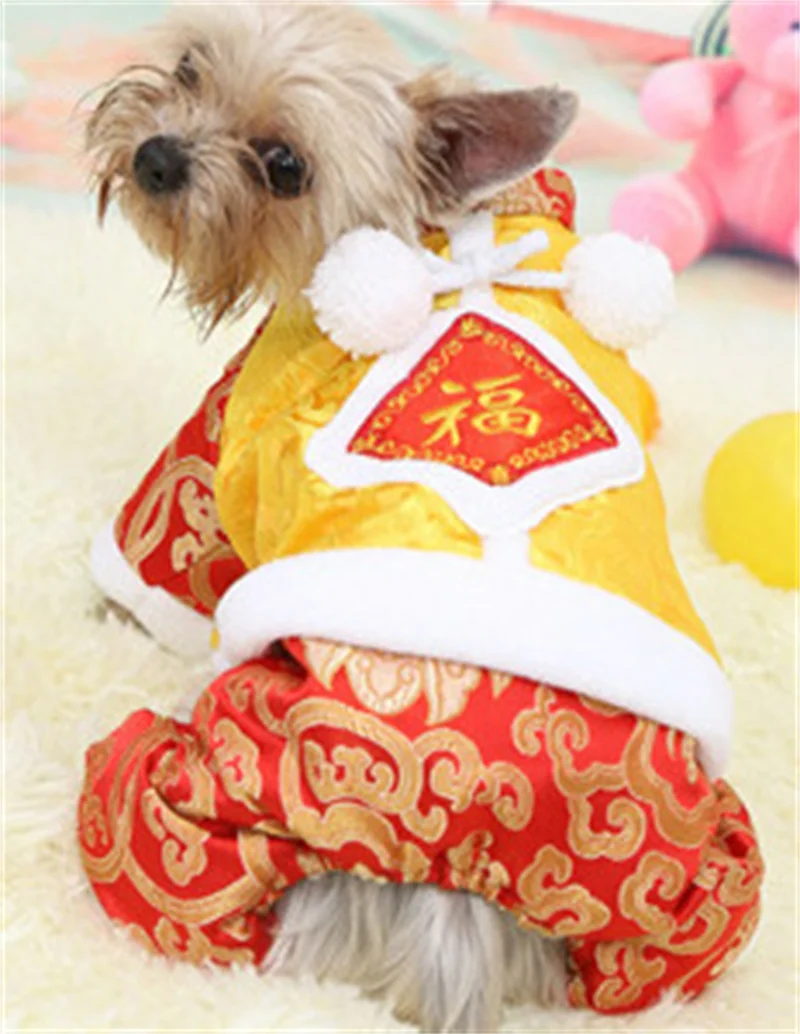 Good Quality Dog Clothes New Year Chinese New Year Dog Clothes New Year Clothes For Dogs