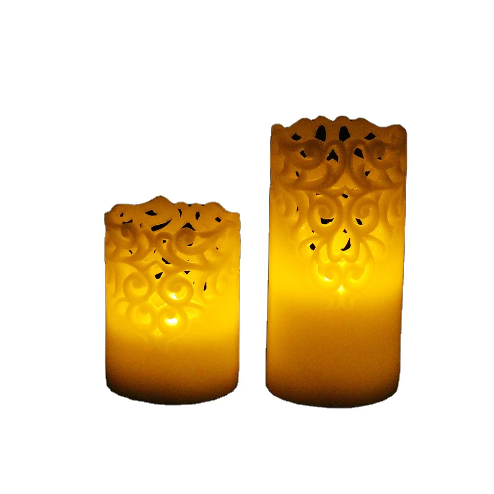 Заводская цена церковная свадьба Крещение Рождественская электрическая грелка Светодиодная свеча