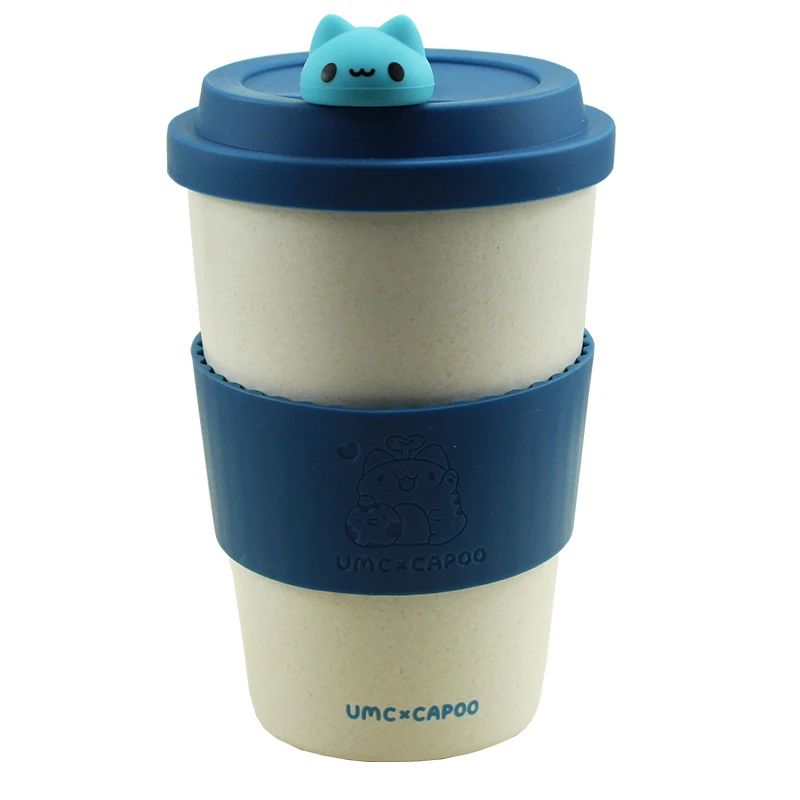 Best selling items new style green lifestyle bio bamboo fiber travel mug