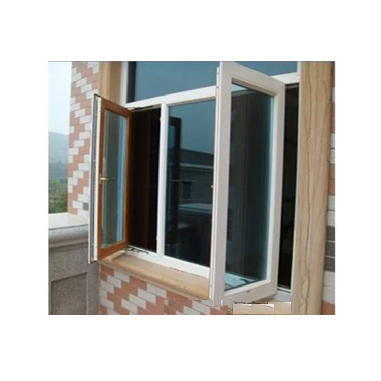 Австралийский стандарт алюминиевое одиночное остекление французское окно с экраном мухи