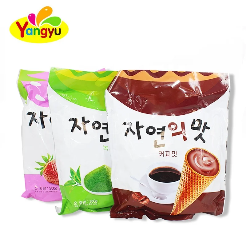 Halal Individual Package Center Filled Chocolate Ice Cream Biscuit