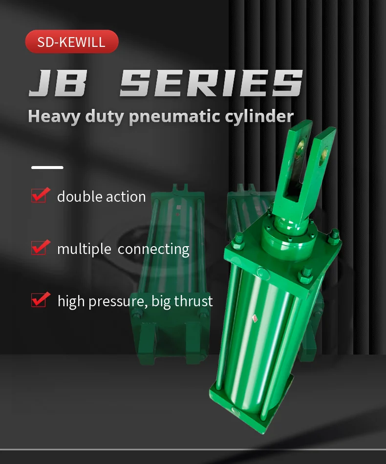 Factory Hot Sale Cylinder Pneumatic 160mm Bore Iron/Aluminum Pneumatic Cylinder Double Acting