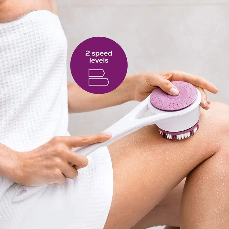 
Plastic handle shower brush silicone dispense multi-function smoothing hair brush household 