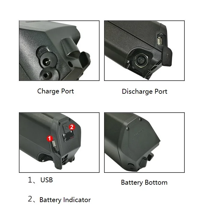 Ebike Reention Dorado 48v Battery 36v 15AH 20AH 25AH Electric Bike Bicycle Battery, 18650 3500mah 3000mah 2900mah 2500mah 2600