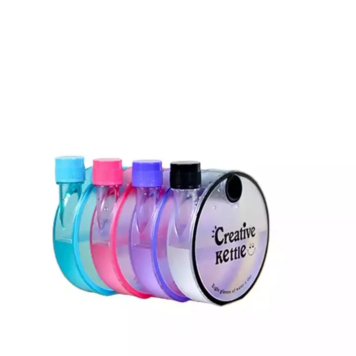 Madou 350 мл рекламные пользовательские деловые подарки ноутбук плоская квадратная в форме улитки бутылка для воды Bpa бесплатно прозрачная пластиковая бутылка для воды