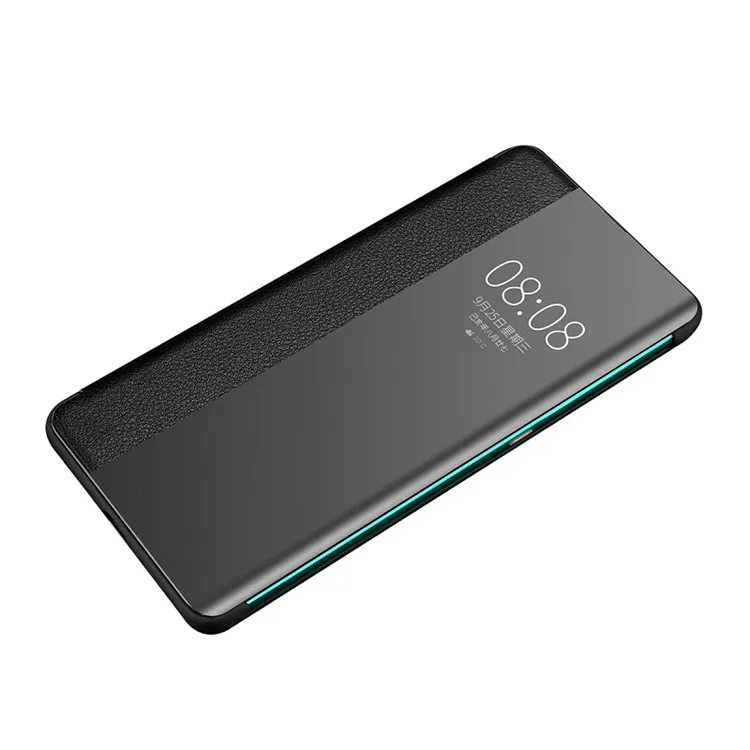 For Huawei Mate 30 P30 Pro Premium Quality Window View Leather Wallet Flip Phone Holster Phone Case
