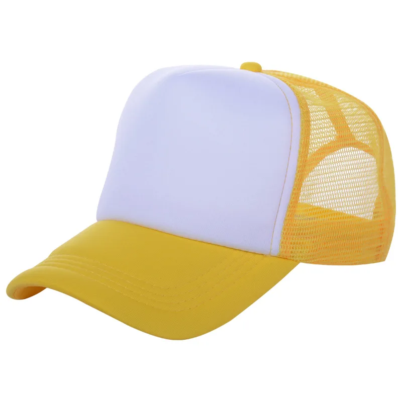 Trucker Hat Foam Mesh Baseball Cap Adjustable Snapback Solid Plain Men Hats
