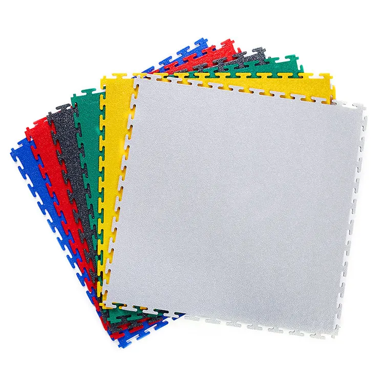 
Waterproof pvc tiles anti-slip easy clean warehouse heavy duty garage floor mat 