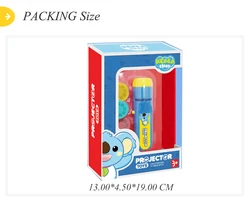 Пластиковый Обучающий набор, фонарик, игрушечный проектор для детей
