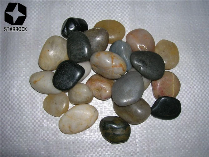 
Chinese Pebble Stone River for landscape black Pebble Stone 
