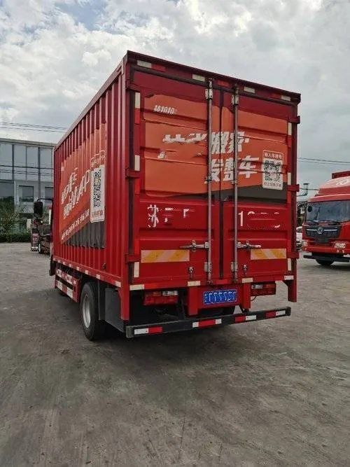 Second Hand Shacman K3000 Mini Cargo Truck Electric Box Truck Small 4x2 Used Cargo Van Truck